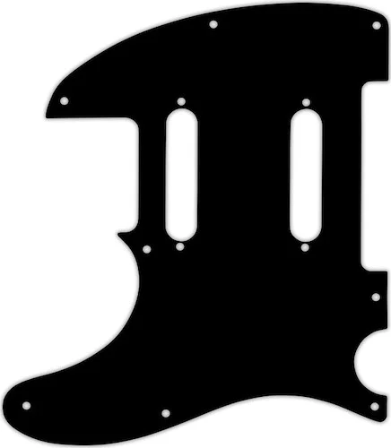 WD Custom Pickguard For Left Hand Fender Blacktop Baritone Telecaster #01T Black Thin