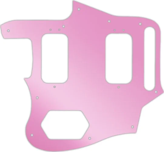WD Custom Pickguard For Left Hand Fender Classic Player Jaguar Special HH #10P Pink Mirror