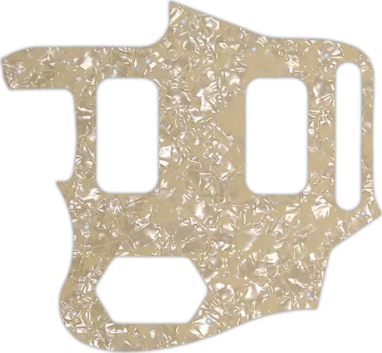 WD Custom Pickguard For Left Hand Fender Classic Player Jaguar Special HH #28C Cream Pearl/Cream/Black/Cream