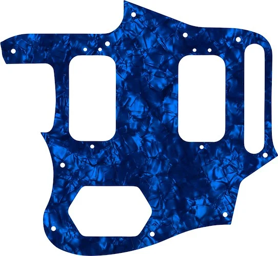 WD Custom Pickguard For Left Hand Fender Classic Player Jaguar Special HH #28DBP Dark Blue Pearl/Black/White/Black