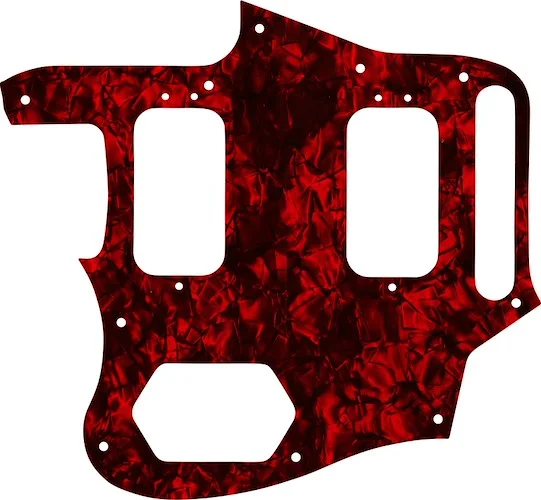 WD Custom Pickguard For Left Hand Fender Classic Player Jaguar Special HH #28DRP Dark Red Pearl/Black/White/Black