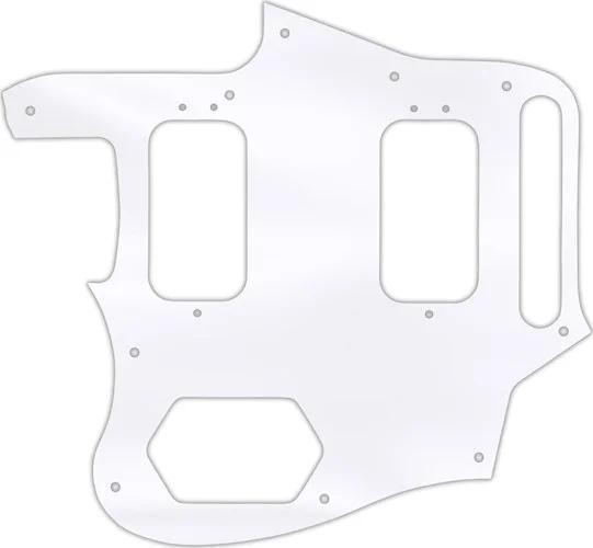 WD Custom Pickguard For Left Hand Fender Classic Player Jaguar Special HH #45 Clear Acrylic