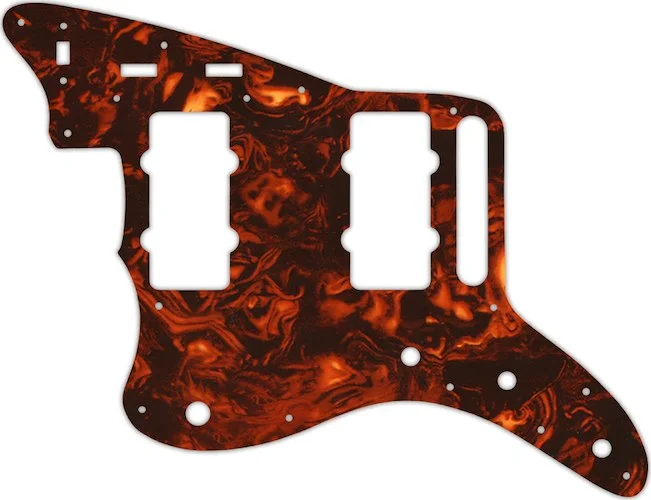 WD Custom Pickguard For Left Hand Fender Classic Player Jazzmaster Special #05F Faux Tortiose