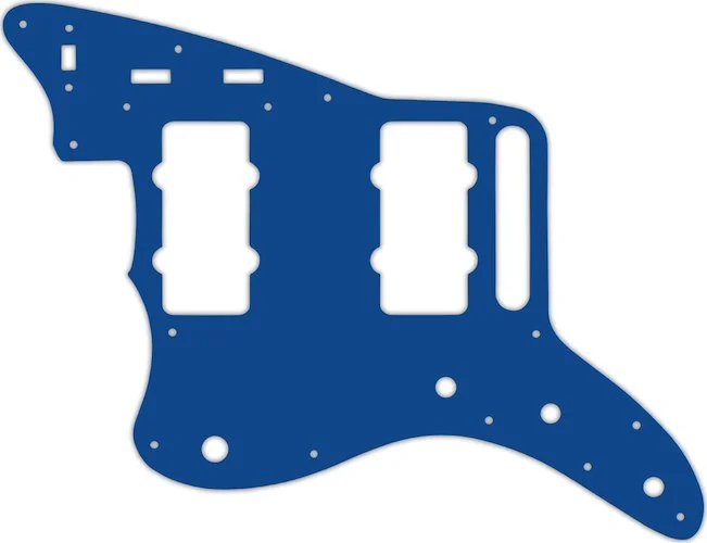 WD Custom Pickguard For Left Hand Fender Classic Player Jazzmaster Special #08 Blue/White/Blue