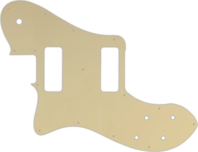 WD Custom Pickguard For Left Hand Fender Classic Player Telecaster Deluxe Black Dove #06B Cream/Black/Cream