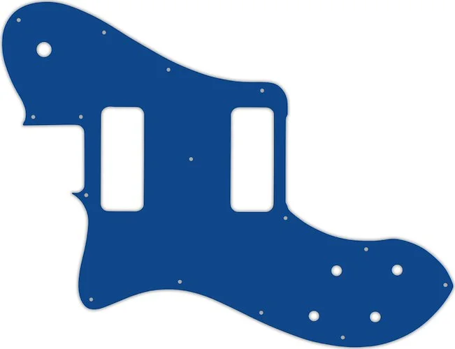 WD Custom Pickguard For Left Hand Fender Classic Player Telecaster Deluxe Black Dove #08 Blue/White/Blue