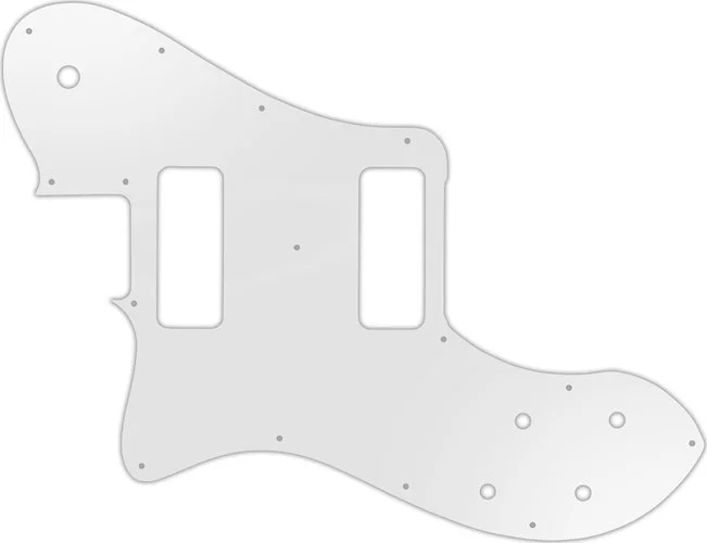 WD Custom Pickguard For Left Hand Fender Classic Player Telecaster Deluxe Black Dove #22 Translucent Milk Whit