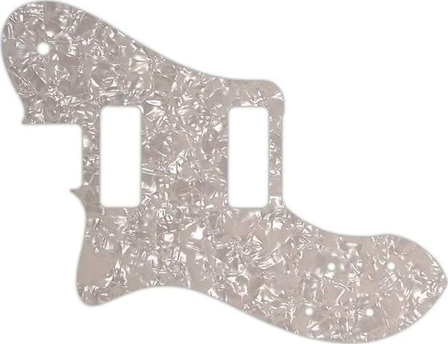 WD Custom Pickguard For Left Hand Fender Classic Player Telecaster Deluxe Black Dove #28A Aged Pearl/White/Bla