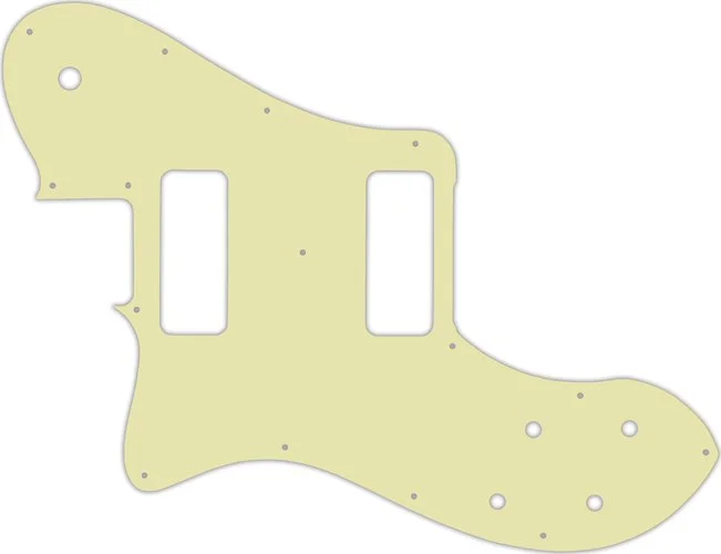 WD Custom Pickguard For Left Hand Fender Classic Player Telecaster Deluxe Black Dove #34S Mint Green Solid