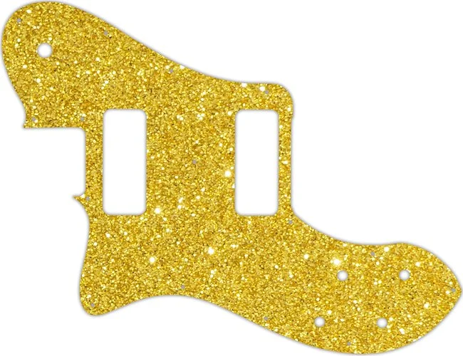 WD Custom Pickguard For Left Hand Fender Classic Player Telecaster Deluxe Black Dove #60GS Gold Sparkle 