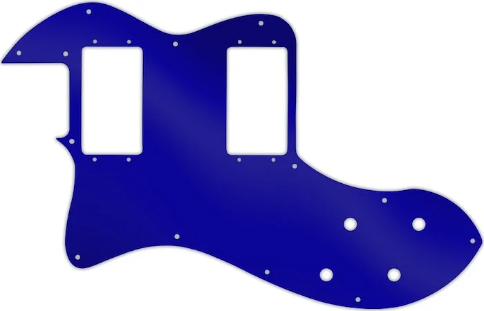 WD Custom Pickguard For Left Hand Fender Classic Player Telecaster Thinline Deluxe #10DBU Dark Blue Mirror
