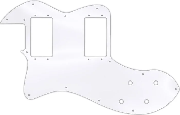 WD Custom Pickguard For Left Hand Fender Classic Player Telecaster Thinline Deluxe #45 Clear Acrylic