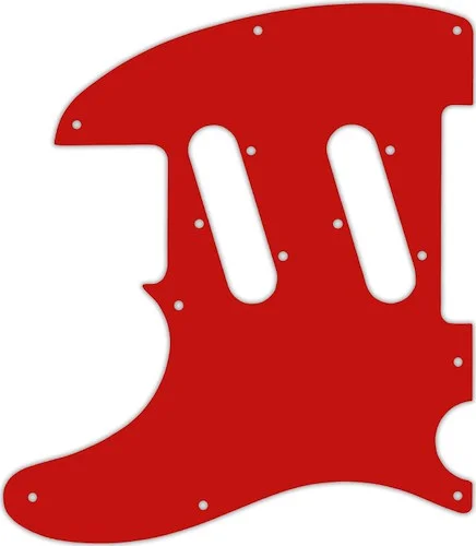 WD Custom Pickguard For Left Hand Fender Classic Player Triple Telecaster #07 Red/White/Red