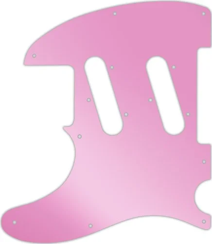 WD Custom Pickguard For Left Hand Fender Classic Player Triple Telecaster #10P Pink Mirror