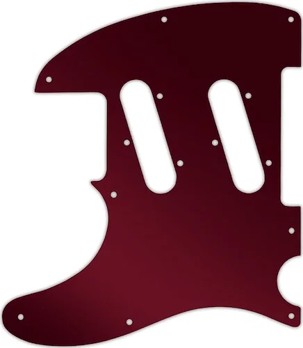 WD Custom Pickguard For Left Hand Fender Classic Player Triple Telecaster #10R Red Mirror
