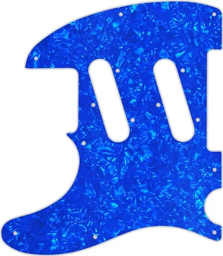 WD Custom Pickguard For Left Hand Fender Classic Player Triple Telecaster #28BU Blue Pearl/White/Black/White