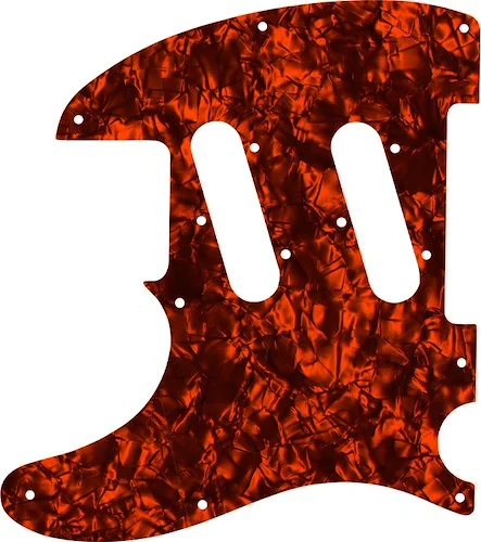 WD Custom Pickguard For Left Hand Fender Classic Player Triple Telecaster #28OP Orange Pearl/Black/White/Black