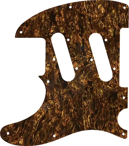 WD Custom Pickguard For Left Hand Fender Classic Player Triple Telecaster #28TBP Tortoise Brown Pearl