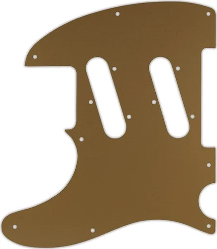 WD Custom Pickguard For Left Hand Fender Classic Player Triple Telecaster #59 Gold/Clear/Gold