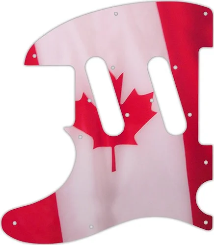 WD Custom Pickguard For Left Hand Fender Classic Player Triple Telecaster #G11 Canadian Flag Graphic