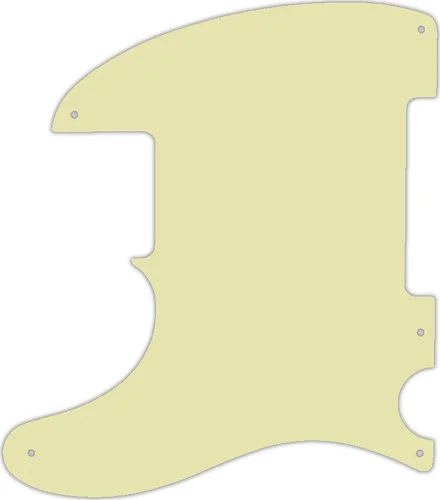 WD Custom Pickguard For Left Hand Fender Esquire Or Telecaster #34T Mint Green Thin