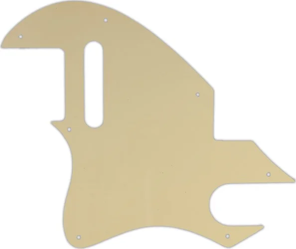 WD Custom Pickguard For Left Hand Fender F-Hole Telecaster #06B Cream/Black/Cream