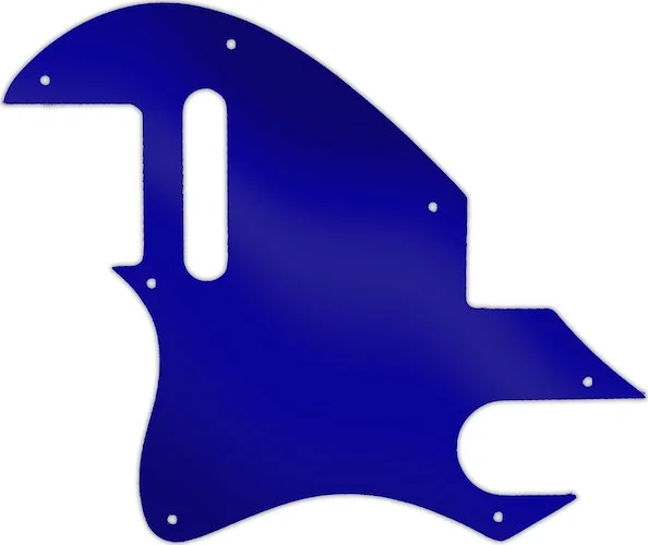 WD Custom Pickguard For Left Hand Fender F-Hole Telecaster #10DBU Dark Blue Mirror