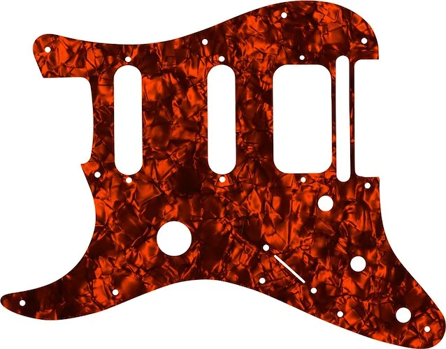 WD Custom Pickguard For Left Hand Fender Fishman TriplePlay Stratocaster HSS #28OP Orange Pearl/Black/White/Black