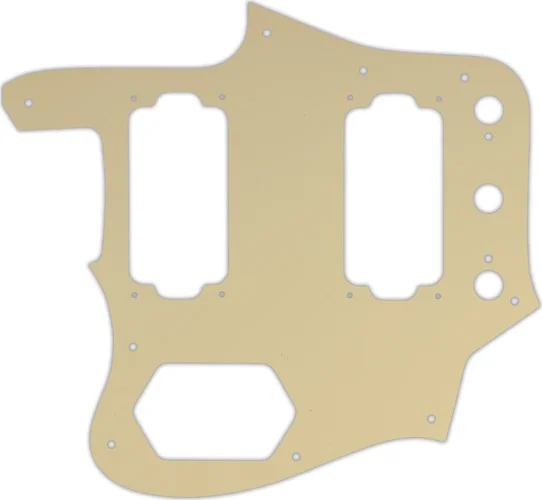 WD Custom Pickguard For Left Hand Fender Jaguar Special Edition HH #06 Cream