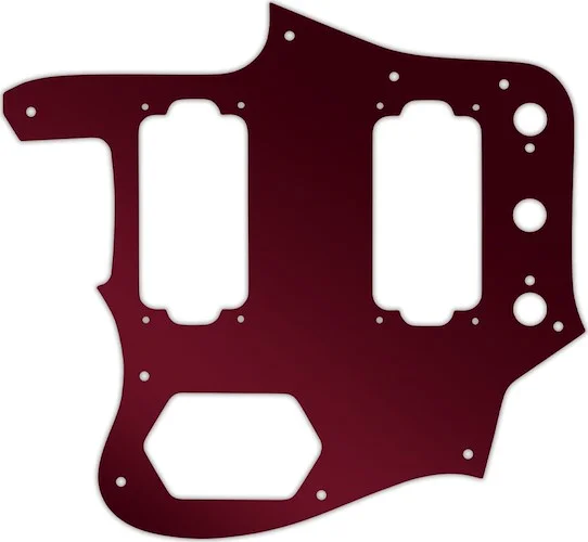 WD Custom Pickguard For Left Hand Fender Jaguar Special Edition HH #10R Red Mirror