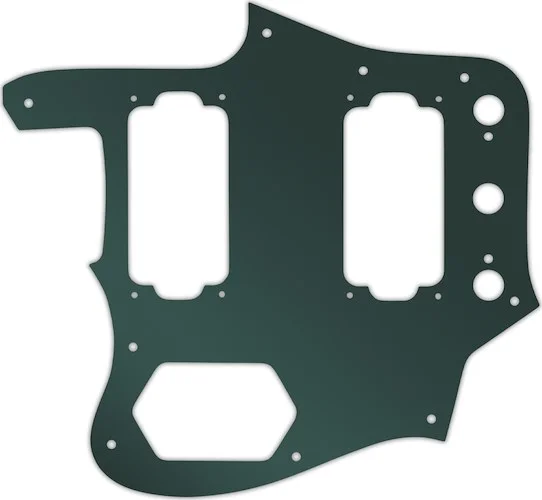 WD Custom Pickguard For Left Hand Fender Jaguar Special Edition HH #10S Smoke Mirror