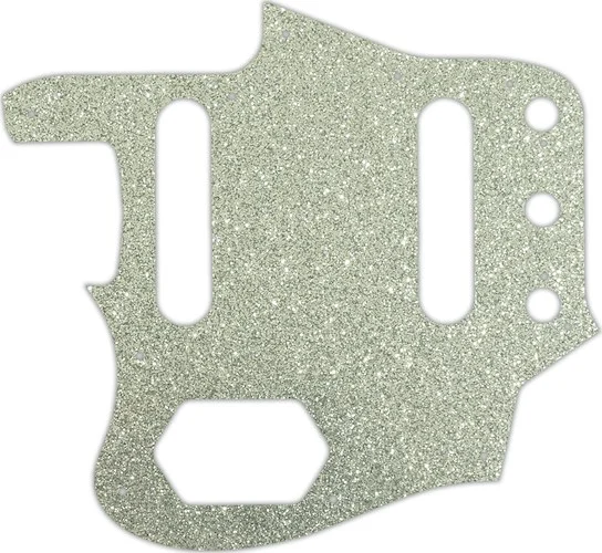 WD Custom Pickguard For Left Hand Fender Johnny Marr Signature Series Jaguar #60SS Silver Sparkle 