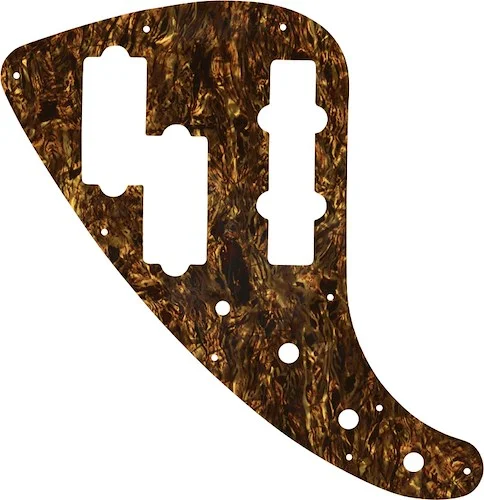 WD Custom Pickguard For Left Hand Fender JP-90 Jazz Bass #28TBP Tortoise Brown Pearl