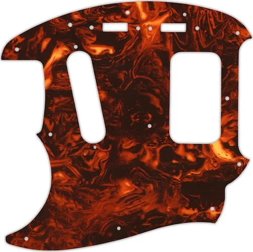 WD Custom Pickguard For Left Hand Fender Kurt Cobain Mustang #05F Faux Tortiose