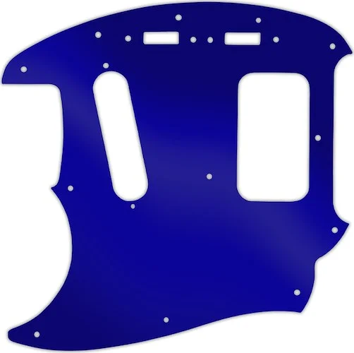 WD Custom Pickguard For Left Hand Fender Kurt Cobain Mustang #10DBU Dark Blue Mirror