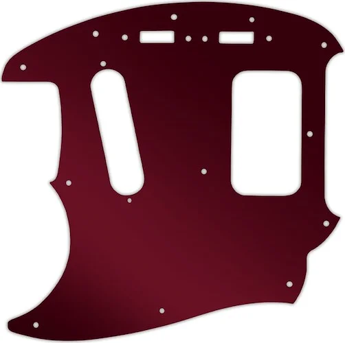 WD Custom Pickguard For Left Hand Fender Kurt Cobain Mustang #10R Red Mirror