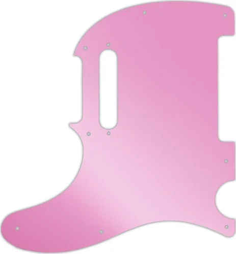 WD Custom Pickguard For Left Hand Fender Limited Edition American Standard Double-Cut Telecaster #10P Pink Mir