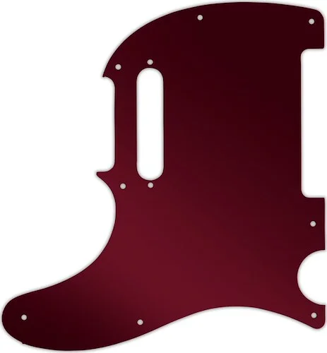 WD Custom Pickguard For Left Hand Fender Limited Edition American Standard Double-Cut Telecaster #10R Red Mirr