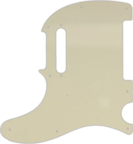 WD Custom Pickguard For Left Hand Fender Limited Edition American Standard Double-Cut Telecaster #55 Parchment