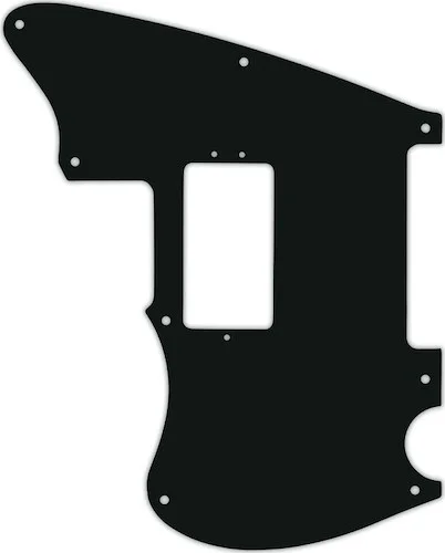 WD Custom Pickguard For Left Hand Fender Limited Edition American Professional Offset Telecaster #01A Black Ac