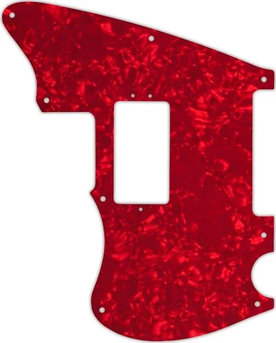 WD Custom Pickguard For Left Hand Fender Limited Edition American Professional Offset Telecaster #28R Red Pear