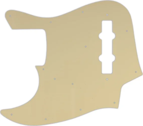 WD Custom Pickguard For Left Hand Fender Made In Japan Jazz Bass #06B Cream/Black/Cream