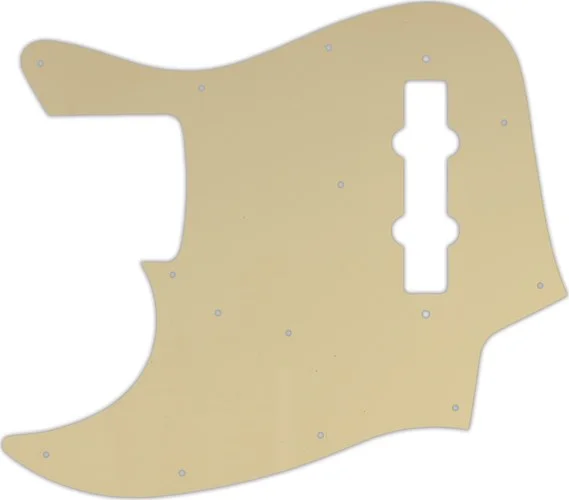 WD Custom Pickguard For Left Hand Fender Made In Japan Jazz Bass #06 Cream