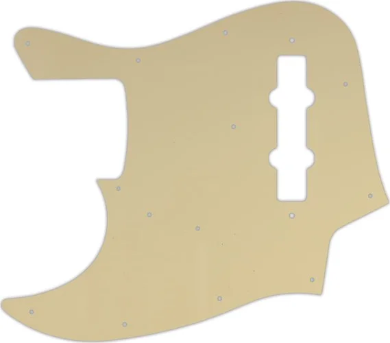 WD Custom Pickguard For Left Hand Fender Made In Japan Jazz Bass #06T Cream Thin