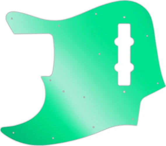 WD Custom Pickguard For Left Hand Fender Made In Japan Jazz Bass #10GR Green Mirror