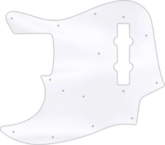 WD Custom Pickguard For Left Hand Fender Made In Japan Jazz Bass #45T Clear Acrylic Thin