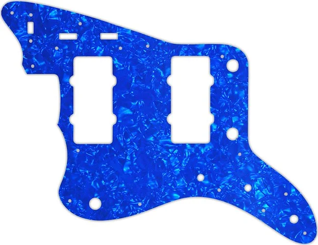 WD Custom Pickguard For Left Hand Fender Made In Japan 1966-1968 Reissue Jazzmaster #28BU Blue Pearl/White/Bla