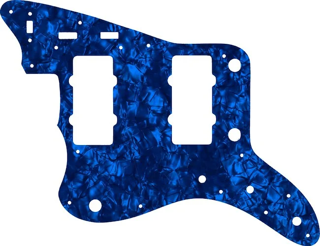 WD Custom Pickguard For Left Hand Fender Made In Japan 1966-1968 Reissue Jazzmaster #28DBP Dark Blue Pearl/Black/White/Black