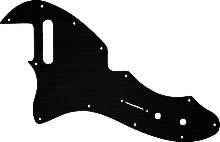 WD Custom Pickguard For Left Hand Fender Made In Mexico '69 Telecaster Thinline Reissue #27T Simulated Black A