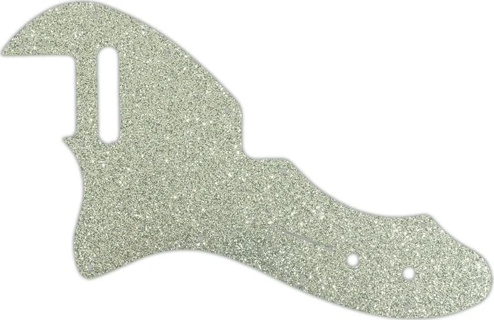WD Custom Pickguard For Left Hand Fender Made In Mexico '69 Telecaster Thinline Reissue #60SS Silver Sparkle 